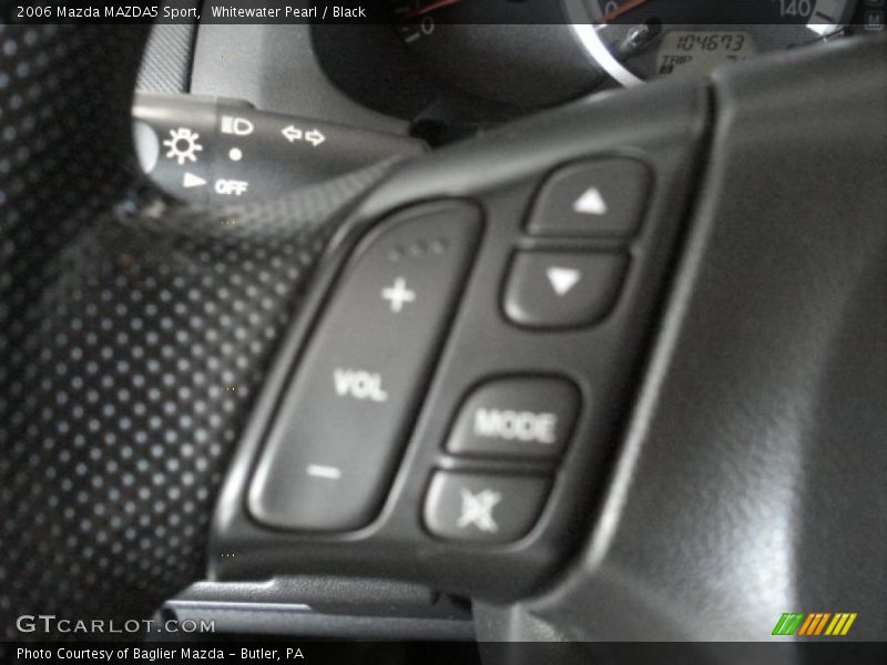 Whitewater Pearl / Black 2006 Mazda MAZDA5 Sport