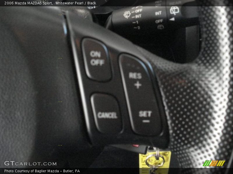 Whitewater Pearl / Black 2006 Mazda MAZDA5 Sport