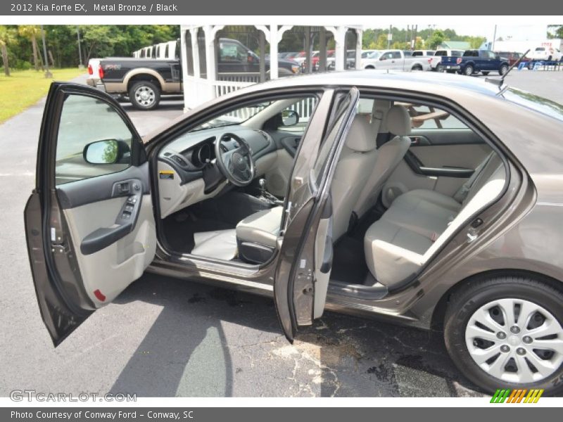 Metal Bronze / Black 2012 Kia Forte EX