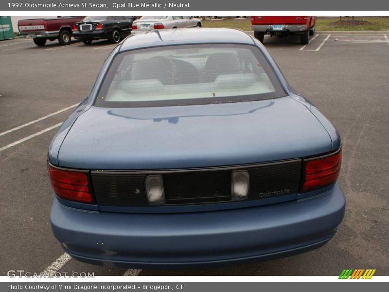 Opal Blue Metallic / Neutral 1997 Oldsmobile Achieva SL Sedan