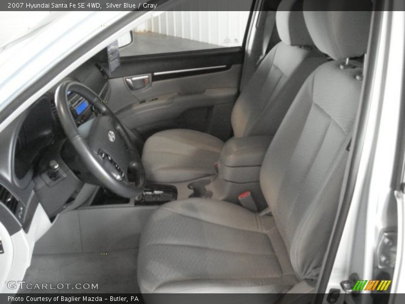Silver Blue / Gray 2007 Hyundai Santa Fe SE 4WD
