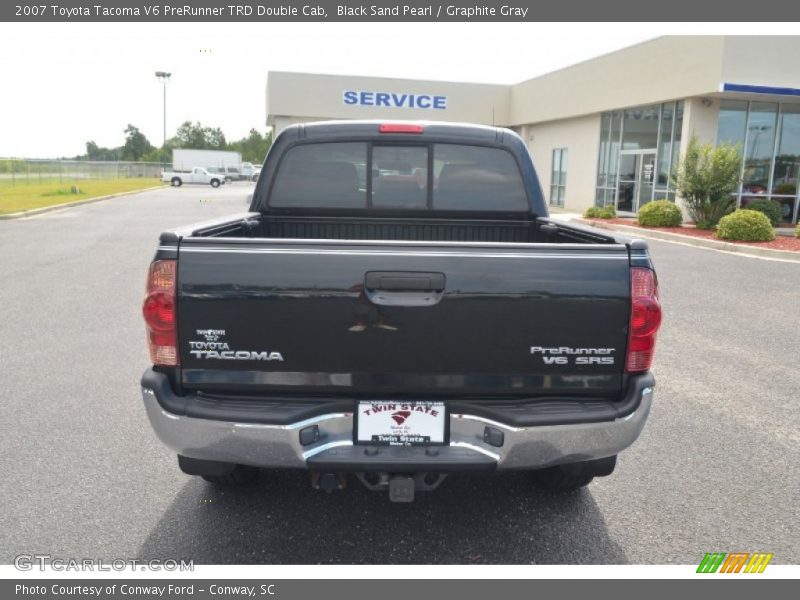 Black Sand Pearl / Graphite Gray 2007 Toyota Tacoma V6 PreRunner TRD Double Cab