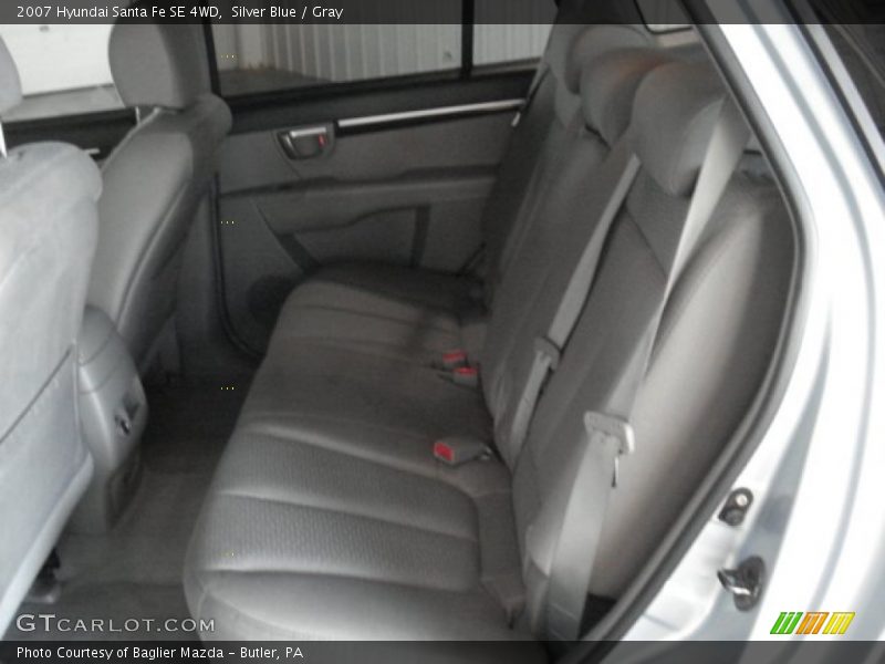 Silver Blue / Gray 2007 Hyundai Santa Fe SE 4WD