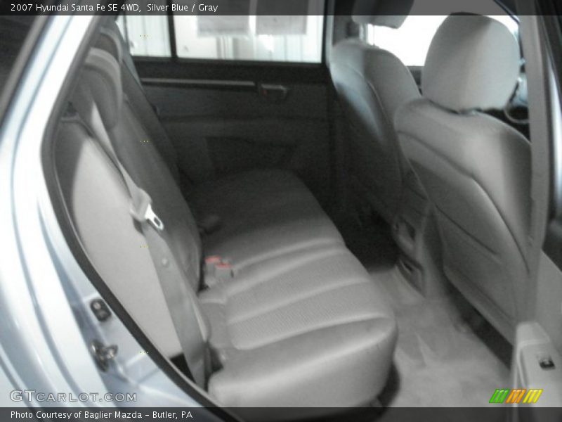 Silver Blue / Gray 2007 Hyundai Santa Fe SE 4WD