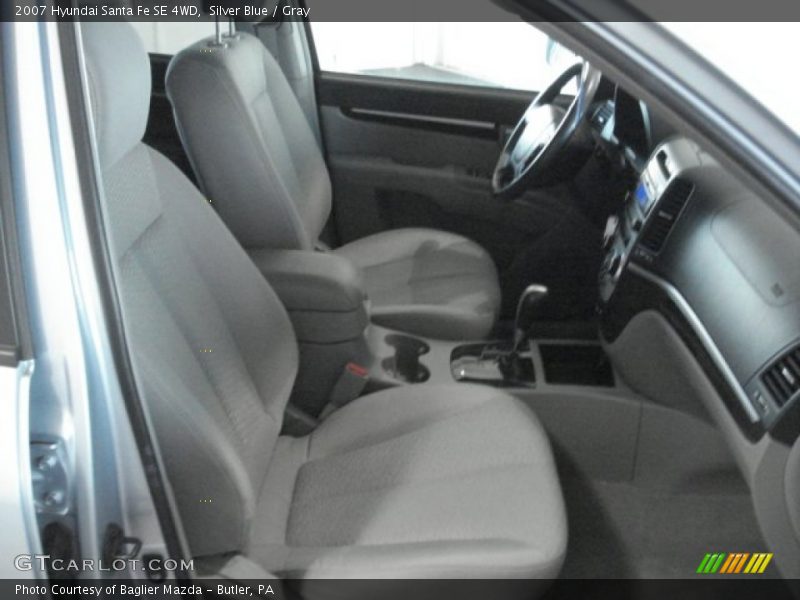 Silver Blue / Gray 2007 Hyundai Santa Fe SE 4WD