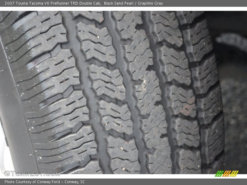 Black Sand Pearl / Graphite Gray 2007 Toyota Tacoma V6 PreRunner TRD Double Cab