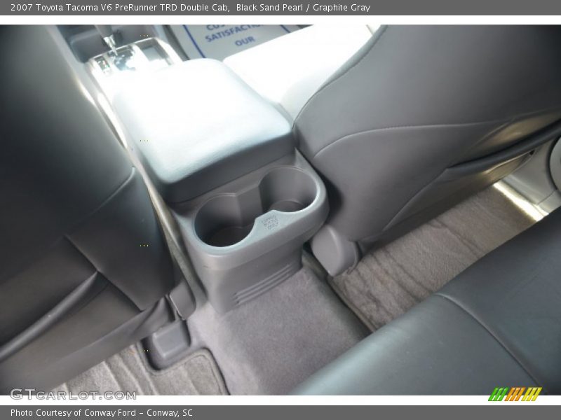 Black Sand Pearl / Graphite Gray 2007 Toyota Tacoma V6 PreRunner TRD Double Cab