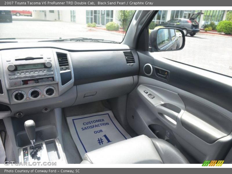 Black Sand Pearl / Graphite Gray 2007 Toyota Tacoma V6 PreRunner TRD Double Cab