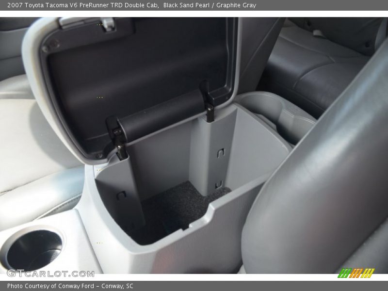 Black Sand Pearl / Graphite Gray 2007 Toyota Tacoma V6 PreRunner TRD Double Cab
