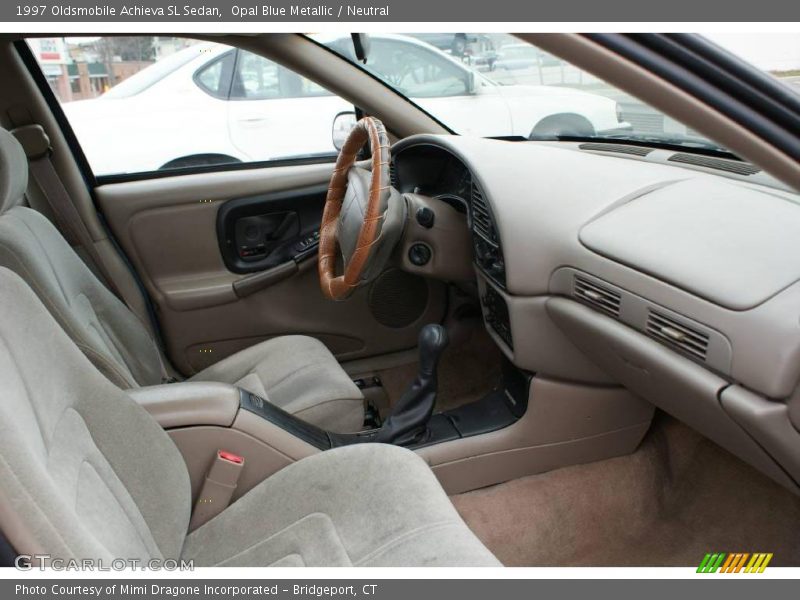 Opal Blue Metallic / Neutral 1997 Oldsmobile Achieva SL Sedan