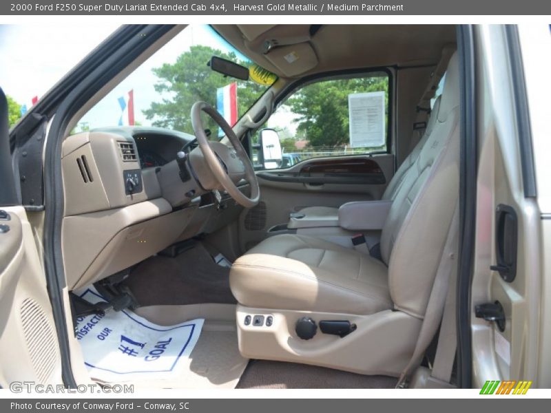 2000 F250 Super Duty Lariat Extended Cab 4x4 Medium Parchment Interior