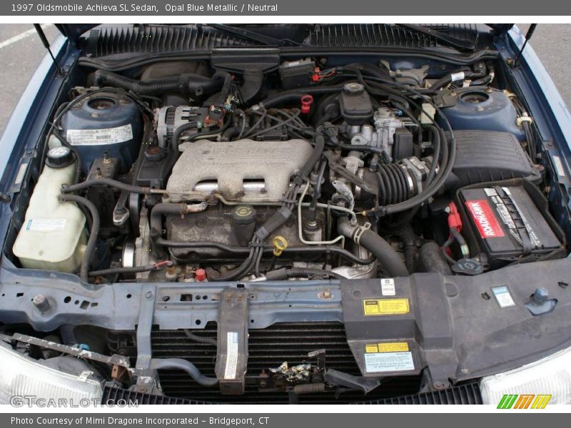 Opal Blue Metallic / Neutral 1997 Oldsmobile Achieva SL Sedan