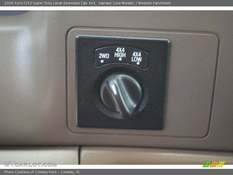 Controls of 2000 F250 Super Duty Lariat Extended Cab 4x4