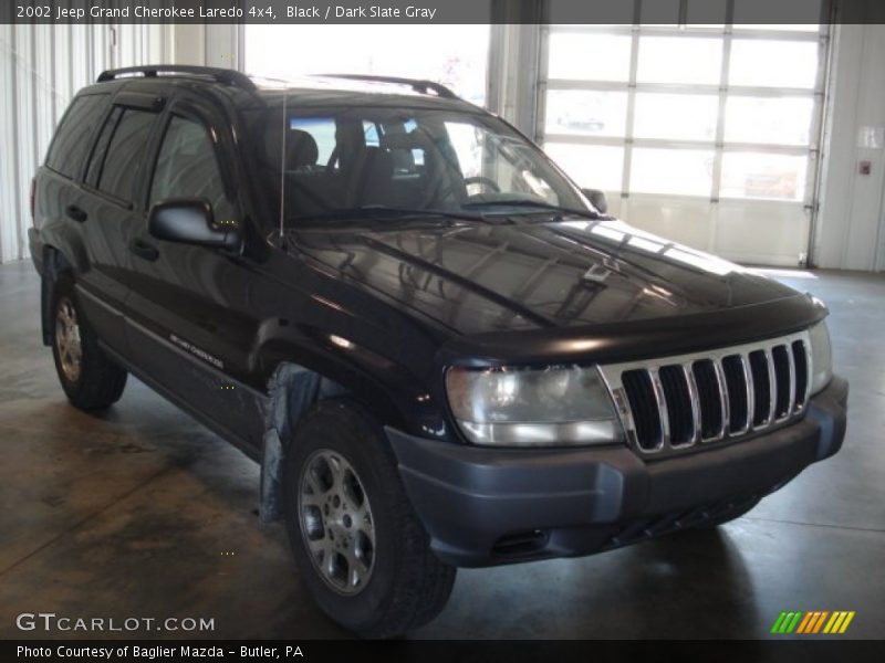 Black / Dark Slate Gray 2002 Jeep Grand Cherokee Laredo 4x4