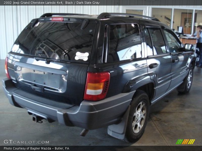 Black / Dark Slate Gray 2002 Jeep Grand Cherokee Laredo 4x4