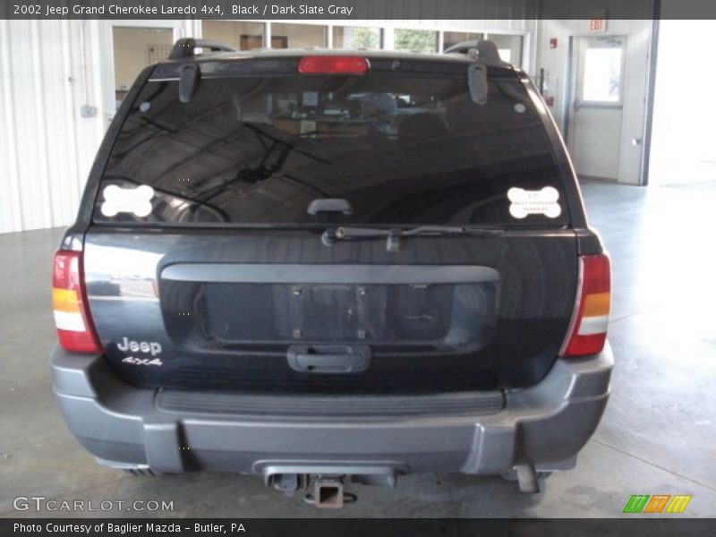 Black / Dark Slate Gray 2002 Jeep Grand Cherokee Laredo 4x4