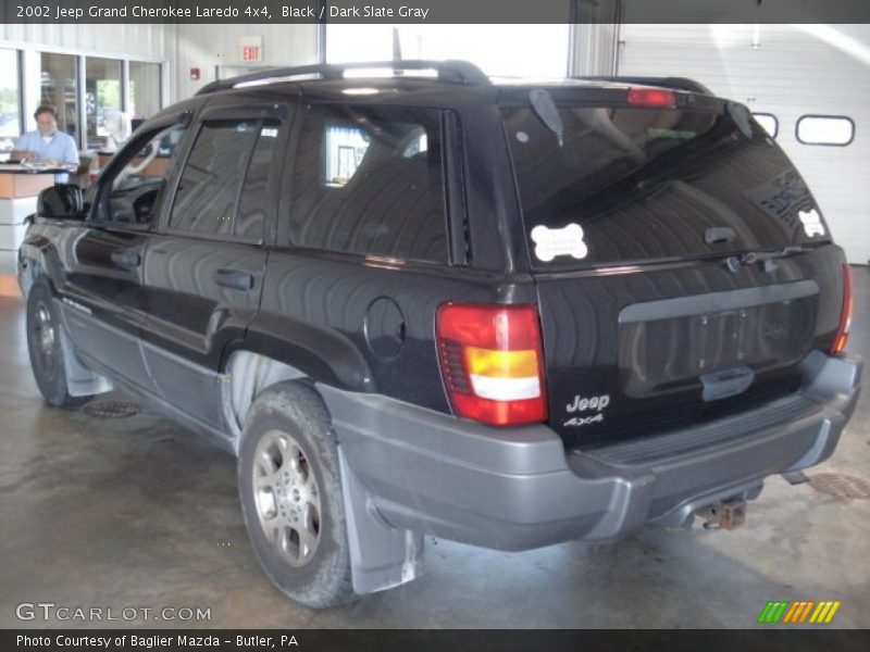 Black / Dark Slate Gray 2002 Jeep Grand Cherokee Laredo 4x4