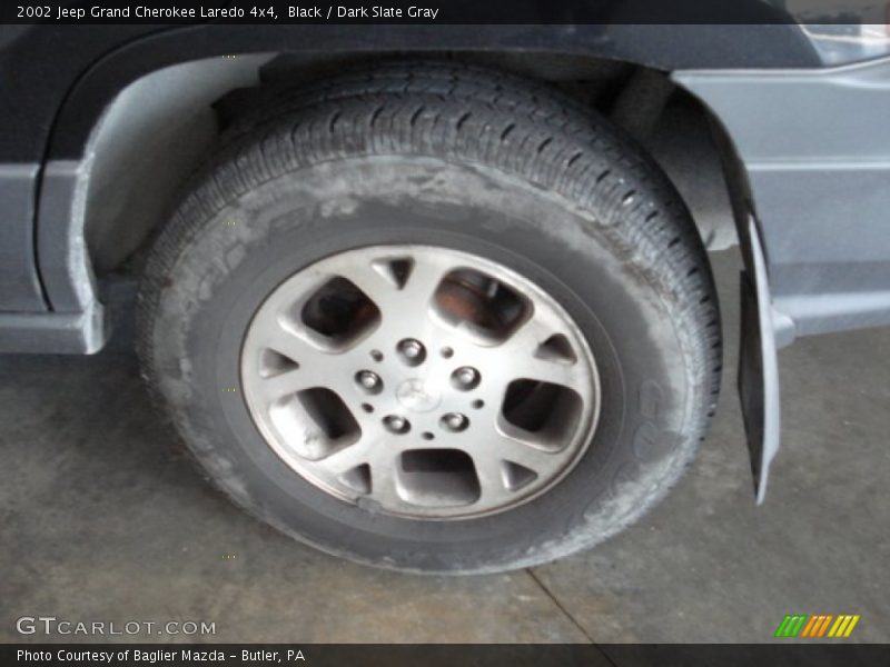 Black / Dark Slate Gray 2002 Jeep Grand Cherokee Laredo 4x4