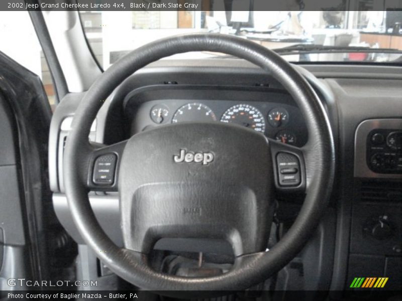 Black / Dark Slate Gray 2002 Jeep Grand Cherokee Laredo 4x4
