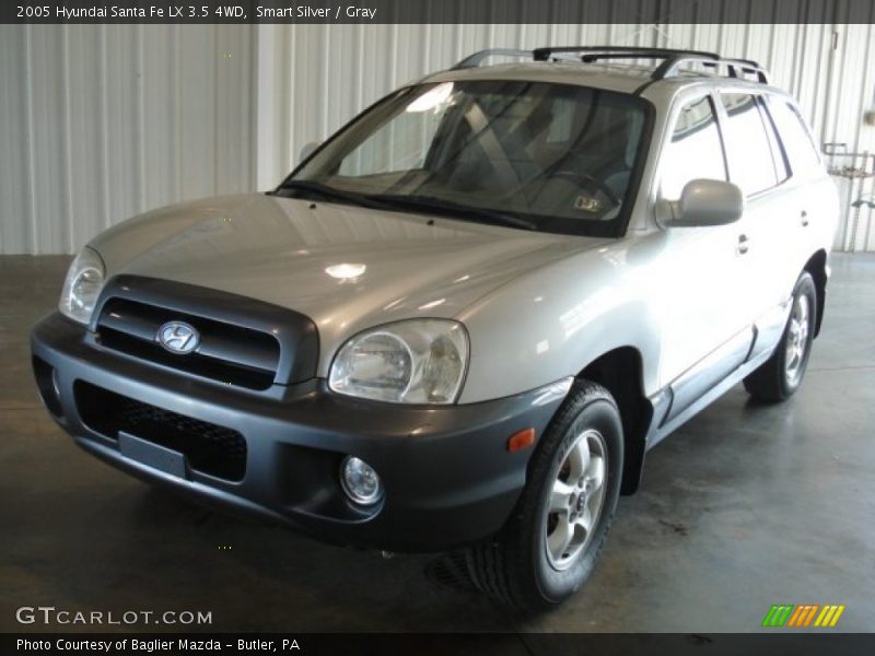 Smart Silver / Gray 2005 Hyundai Santa Fe LX 3.5 4WD