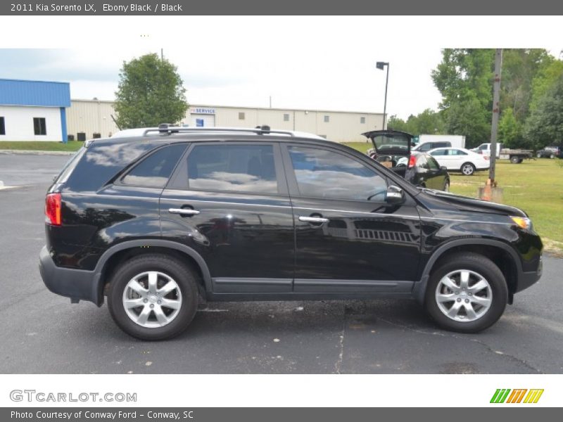 Ebony Black / Black 2011 Kia Sorento LX