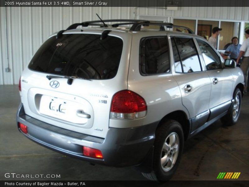 Smart Silver / Gray 2005 Hyundai Santa Fe LX 3.5 4WD