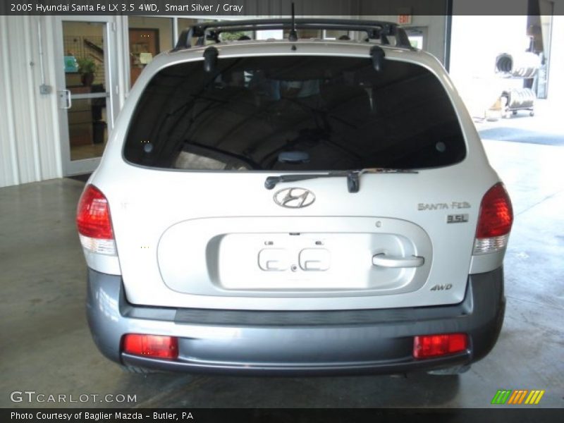 Smart Silver / Gray 2005 Hyundai Santa Fe LX 3.5 4WD