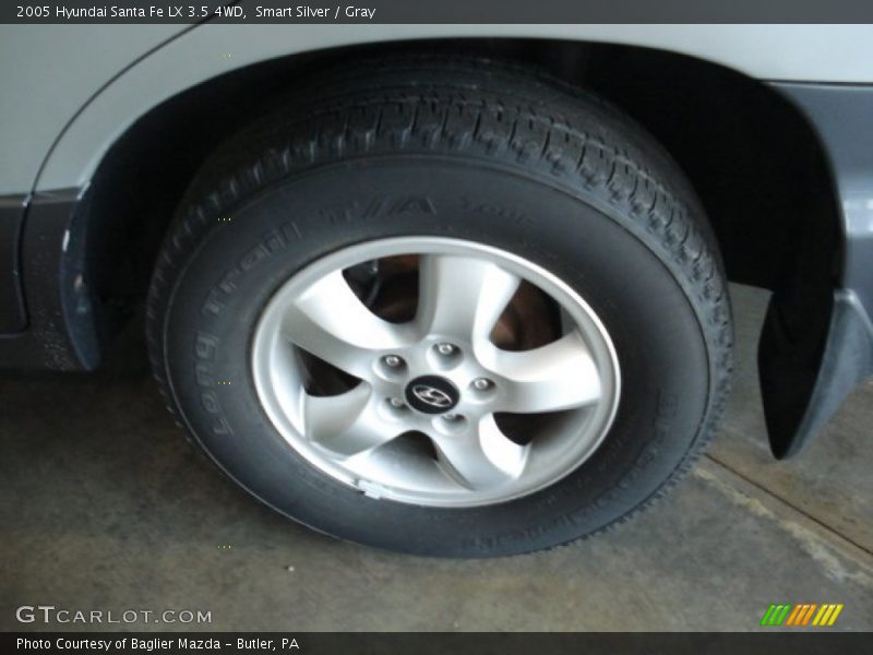 Smart Silver / Gray 2005 Hyundai Santa Fe LX 3.5 4WD