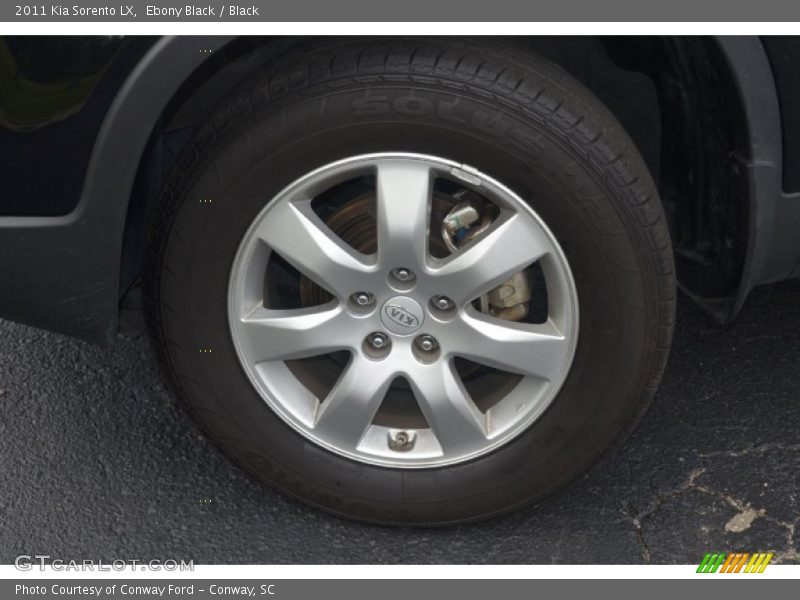Ebony Black / Black 2011 Kia Sorento LX