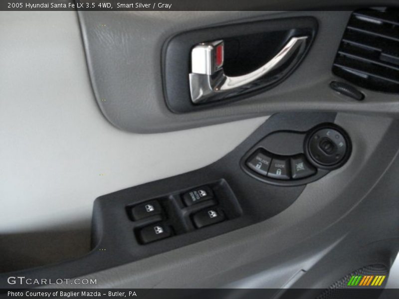 Smart Silver / Gray 2005 Hyundai Santa Fe LX 3.5 4WD