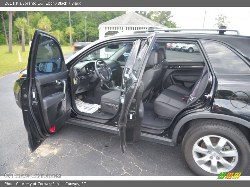 Ebony Black / Black 2011 Kia Sorento LX