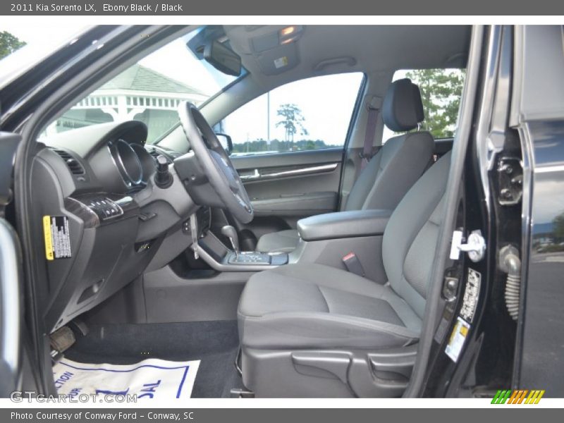 Ebony Black / Black 2011 Kia Sorento LX