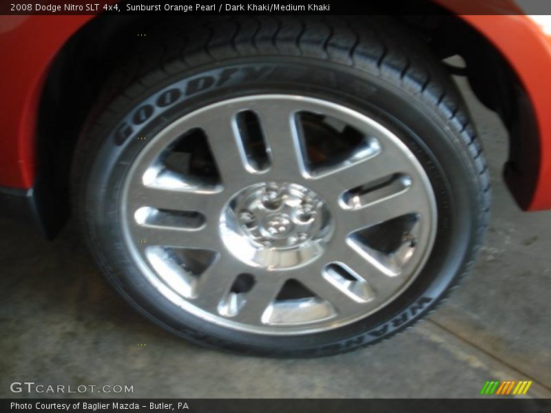 Sunburst Orange Pearl / Dark Khaki/Medium Khaki 2008 Dodge Nitro SLT 4x4