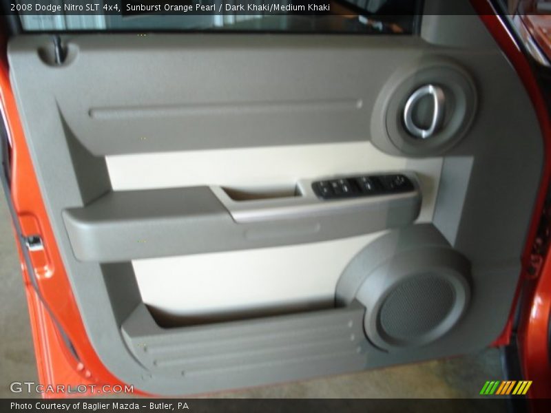 Sunburst Orange Pearl / Dark Khaki/Medium Khaki 2008 Dodge Nitro SLT 4x4