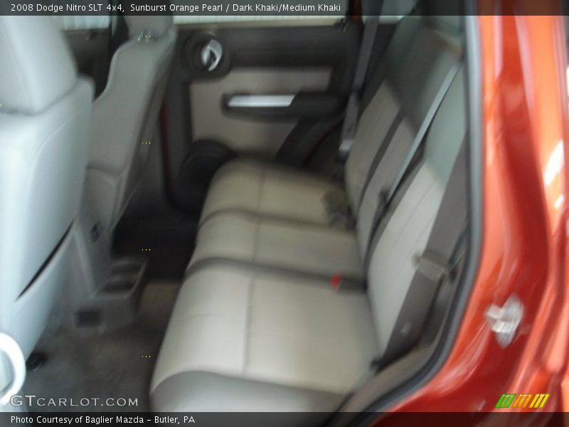 Sunburst Orange Pearl / Dark Khaki/Medium Khaki 2008 Dodge Nitro SLT 4x4
