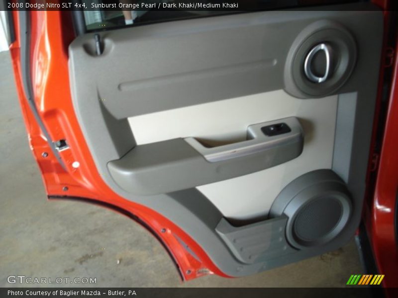 Sunburst Orange Pearl / Dark Khaki/Medium Khaki 2008 Dodge Nitro SLT 4x4