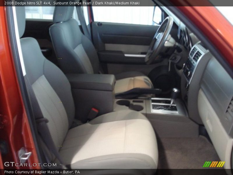 Sunburst Orange Pearl / Dark Khaki/Medium Khaki 2008 Dodge Nitro SLT 4x4