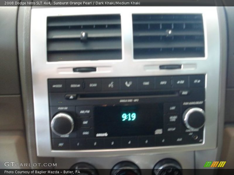 Sunburst Orange Pearl / Dark Khaki/Medium Khaki 2008 Dodge Nitro SLT 4x4