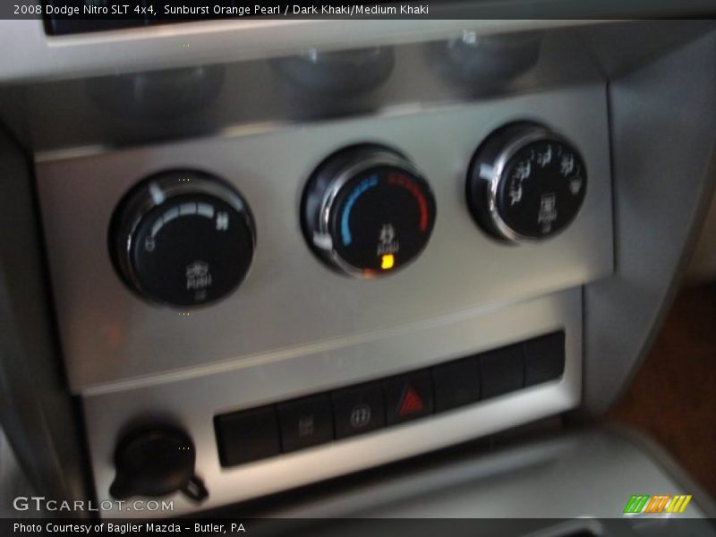 Sunburst Orange Pearl / Dark Khaki/Medium Khaki 2008 Dodge Nitro SLT 4x4