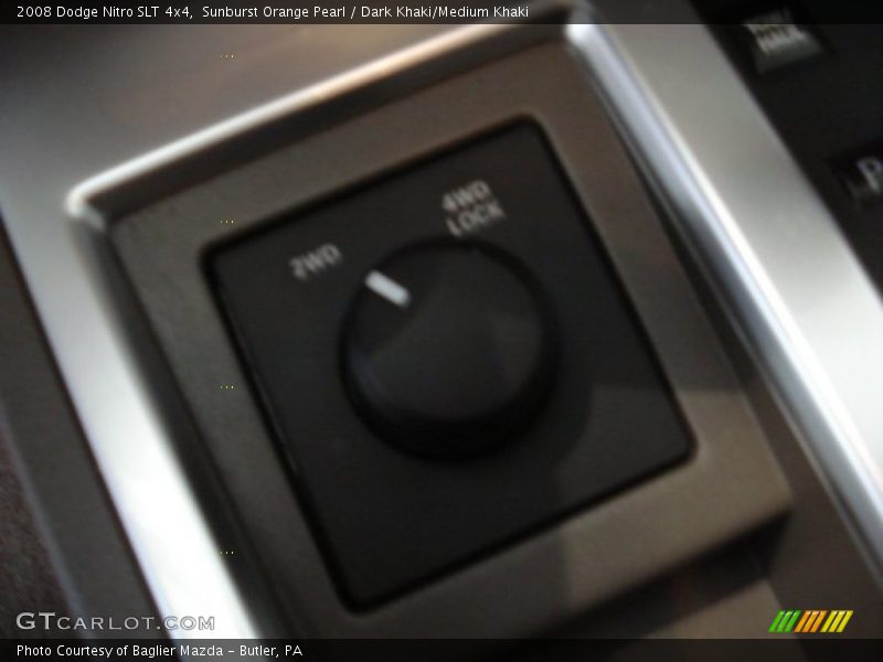 Sunburst Orange Pearl / Dark Khaki/Medium Khaki 2008 Dodge Nitro SLT 4x4
