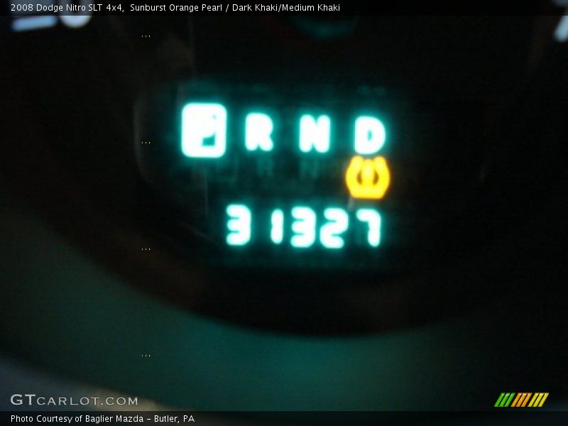 Sunburst Orange Pearl / Dark Khaki/Medium Khaki 2008 Dodge Nitro SLT 4x4