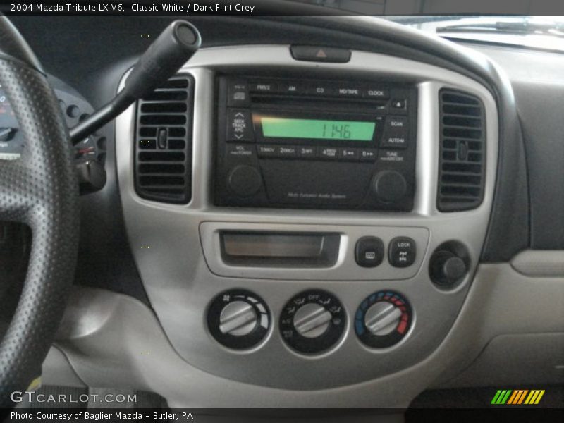 Classic White / Dark Flint Grey 2004 Mazda Tribute LX V6