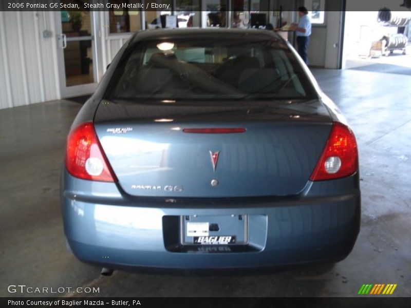 Stealth Gray Metallic / Ebony 2006 Pontiac G6 Sedan