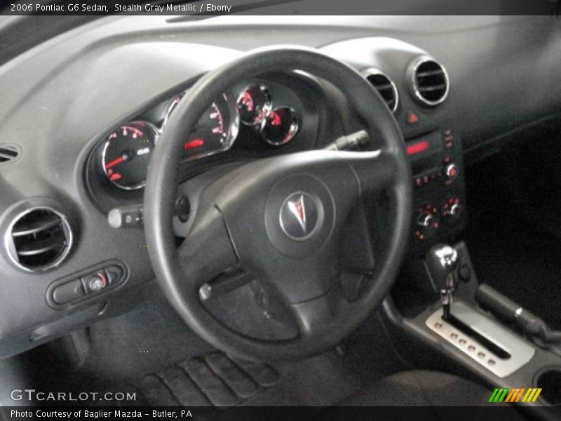 Stealth Gray Metallic / Ebony 2006 Pontiac G6 Sedan