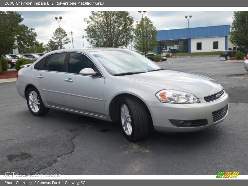 Silverstone Metallic / Gray 2008 Chevrolet Impala LTZ