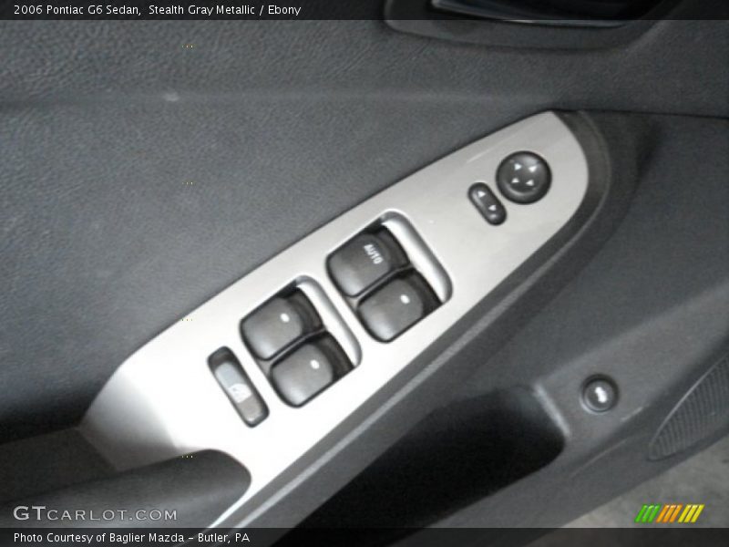 Stealth Gray Metallic / Ebony 2006 Pontiac G6 Sedan