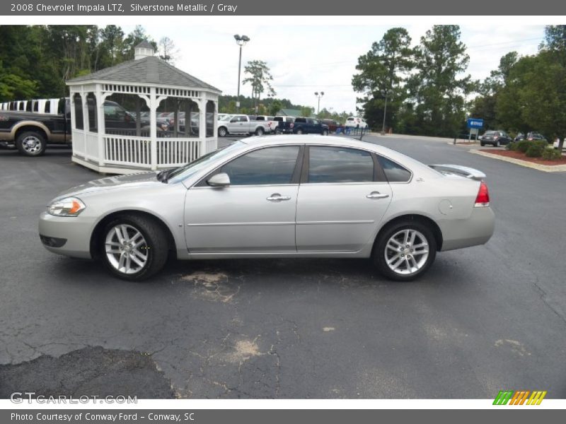 Silverstone Metallic / Gray 2008 Chevrolet Impala LTZ