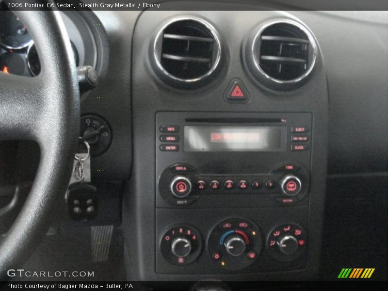 Stealth Gray Metallic / Ebony 2006 Pontiac G6 Sedan