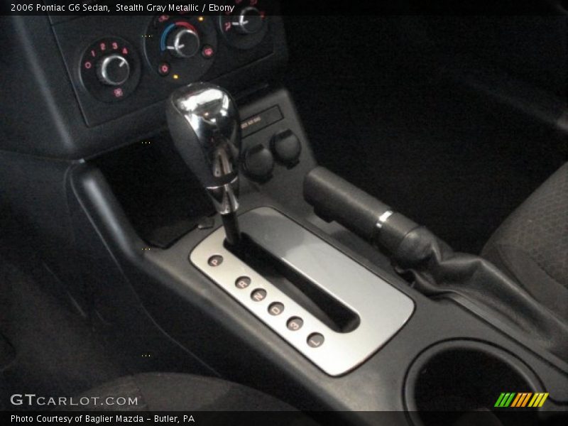 Stealth Gray Metallic / Ebony 2006 Pontiac G6 Sedan