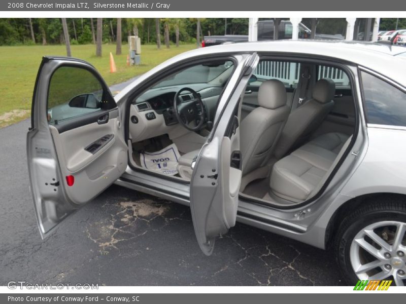 Silverstone Metallic / Gray 2008 Chevrolet Impala LTZ